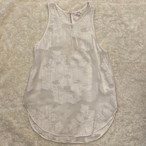 Aritzia Wilfred blouse white tank - Sz. Small